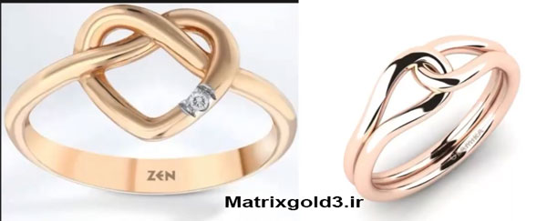 آموزش ماتریکس گلد طراحی انگشتر طرح عاشقانه